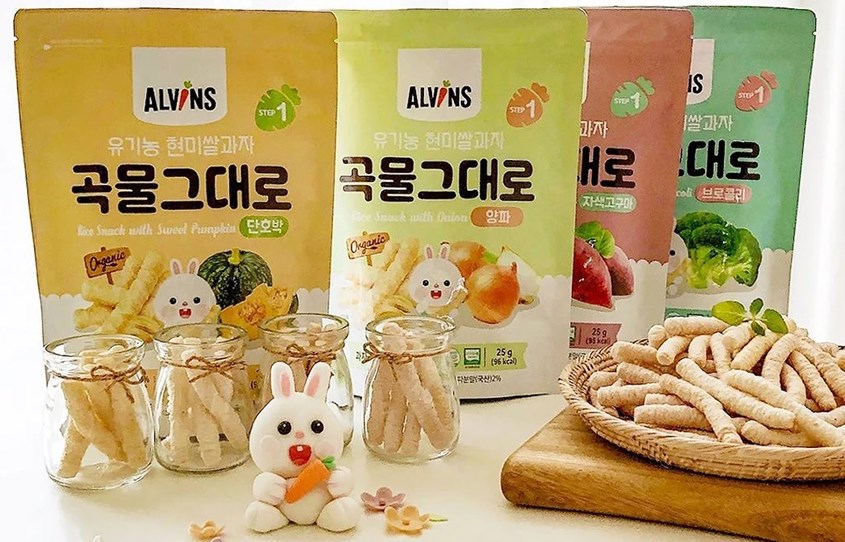 Bánh gạo lứt hữu cơ Alvins sử dụng nguyên liệu thiên nhiên và được nghiên cứu sản xuất phù hợp với trẻ Bánh gạo lứt hữu cơ Alvins sử dụng nguyên liệu thiên nhiên và được nghiên cứu sản xuất phù hợp với trẻ