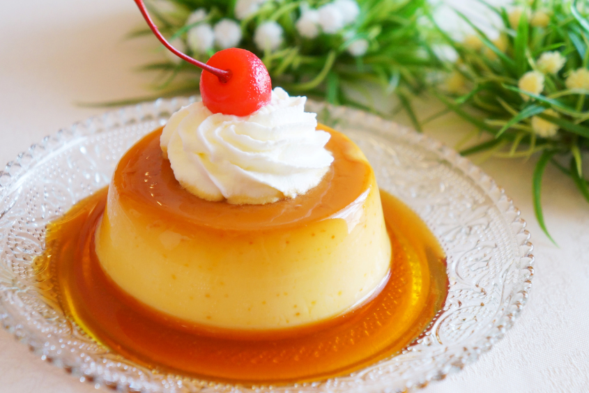 Bánh flan từ đậu đỏ dễ làm tại nhà