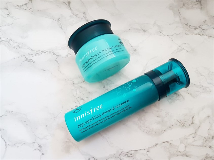 Kem dưỡng ẩm Innisfree Jeju Sparkling Oil-free Gel Cream Kem dưỡng ẩm Innisfree Jeju Sparkling Oil-free Gel Cream