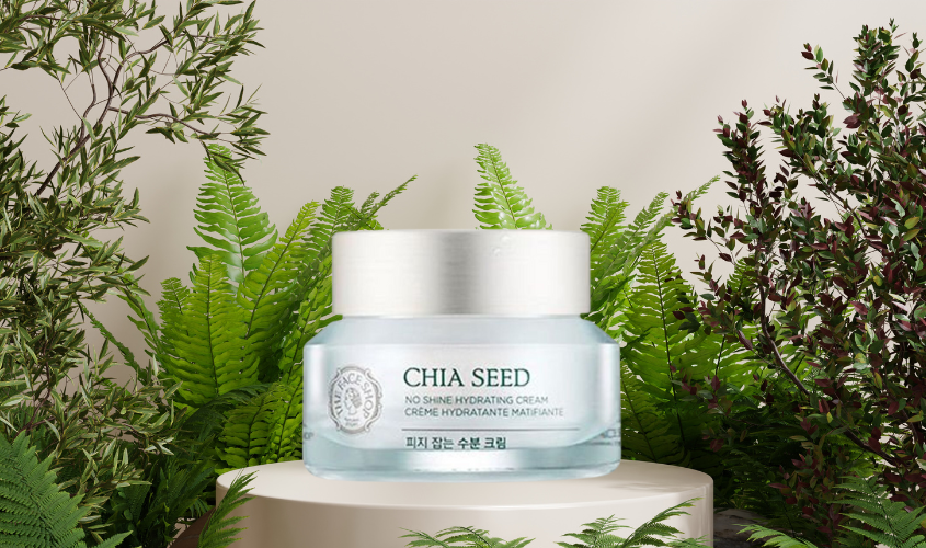 Kem dưỡng ẩm The Face Shop Chia Seed No Shine Hydrating Cream Kem dưỡng ẩm The Face Shop Chia Seed No Shine Hydrating Cream
