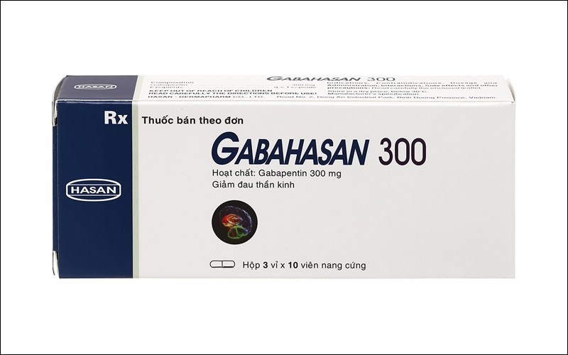 Gabahasan 300 trị động kinh, đau dây thần kinh Gabahasan 300 trị động kinh, đau dây thần kinh