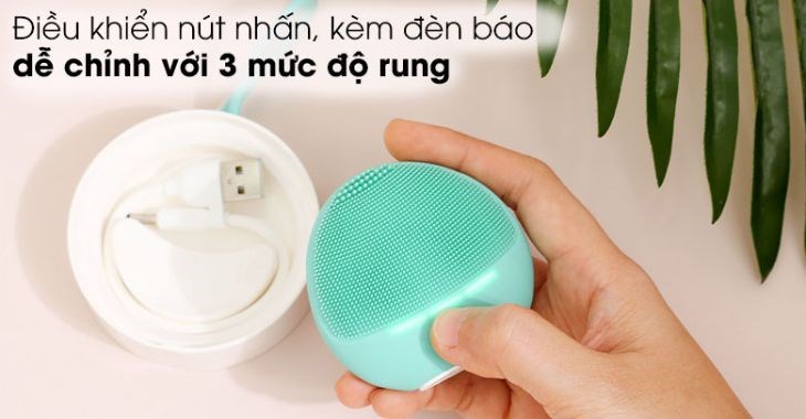 Máy rửa mặt và massage dành cho da nhạy cảm Halio Sweet Mint sở hữu 3 chế độ rung được nghiên cứu và chọn lọc kỹ Máy rửa mặt và massage dành cho da nhạy cảm Halio Sweet Mint sở hữu 3 chế độ rung được nghiên cứu và chọn lọc kỹ