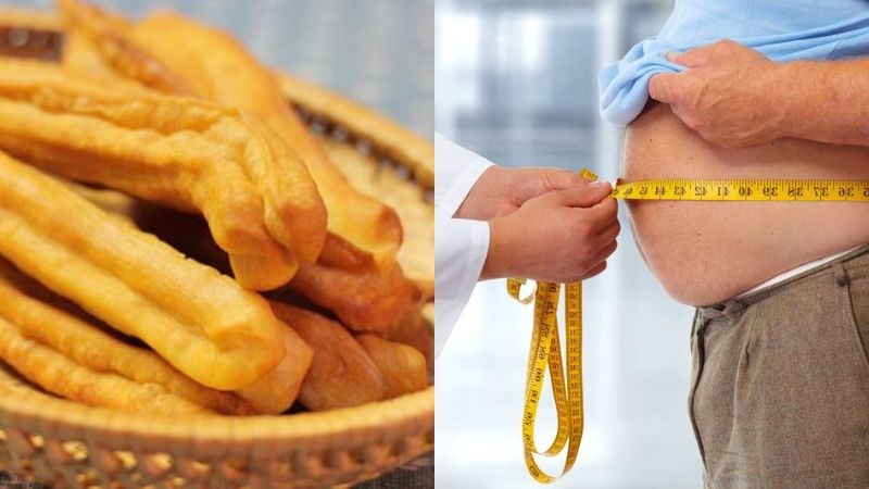 Bánh quẩy có thể xếp vào nhóm các thực phẩm gây béo phì