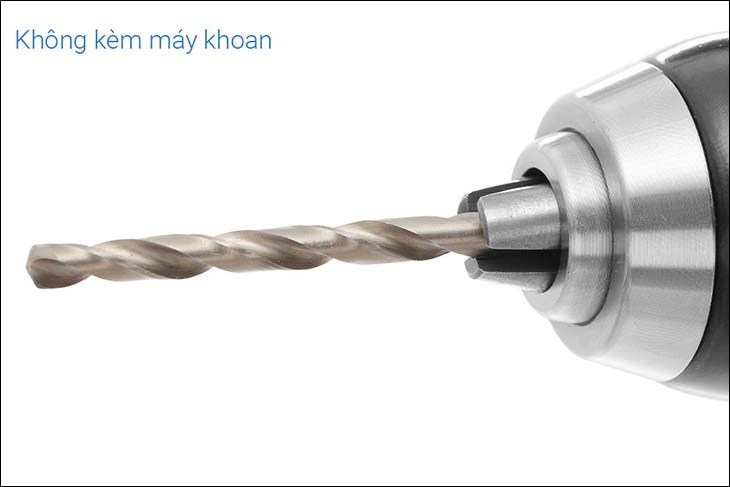 Mũi khoan inox Bosch HSS-Co 5 mm (hộp 10 mũi) có chuôi hình trụ thích hợp với đầu cặp máy khoan ba chấu