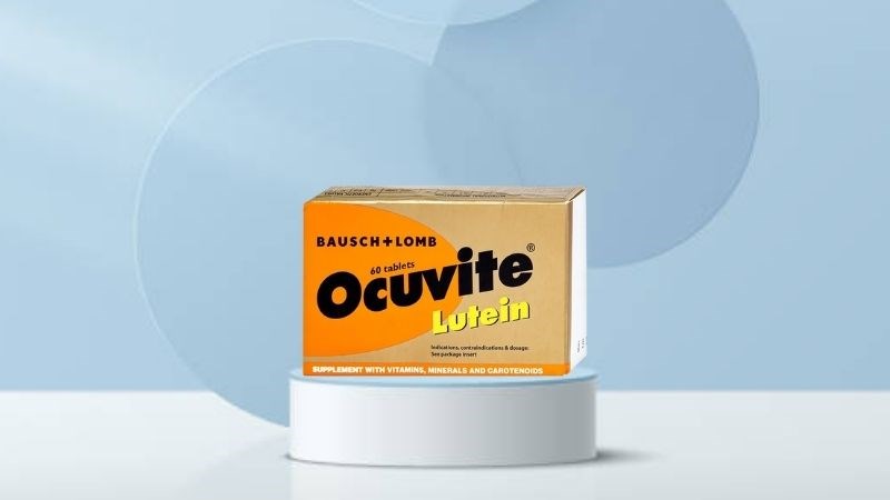 Ocuvite Lutein giúp bổ mắt, ngừa thóa hóa hoàng điểm hộp 60 viên 