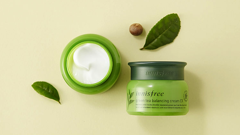  Kem dưỡng ẩm Hàn Quốc cho da dầu Innisfree Green Tea Fresh Cream