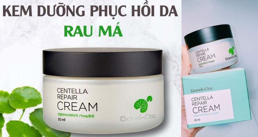Kem dưỡng Hàn Quốc cho da dầu mụn Goodndoc Centella Repair Cream