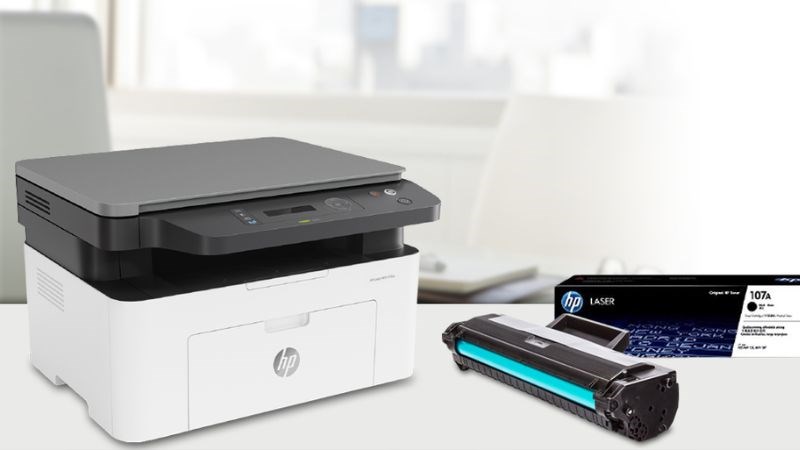 Hộp mực in laser HP 107A W1107A Đen có thể in được khoảng 1.000 trang A4