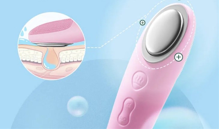 Công nghệ điện di tinh chất Ion âm trên máy rửa mặt Dr.Glatt giúp hấp thu dưỡng chất từ các sản phẩm chăm sóc da hiệu quả