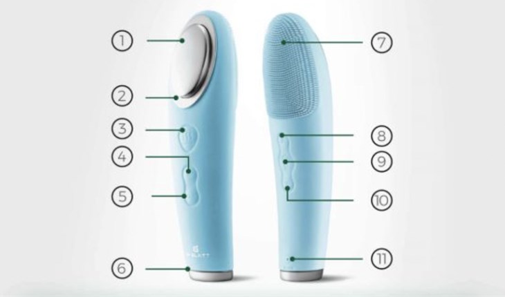 Bảng điều khiển của máy rửa mặt Dr.Glatt trực quan và dễ dàng sử dụng với mọi đối tượng khách hàng