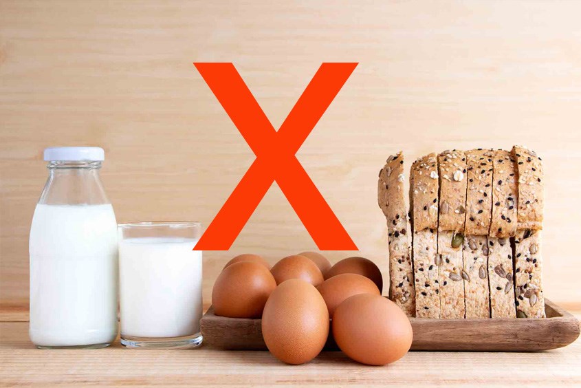 Không uống sữa đậu nành với trứng