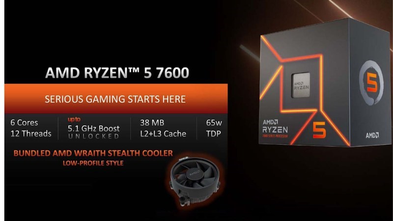 Thông số kỹ thuật chip AMD Ryzen 5 7600 Thông số kỹ thuật chip AMD Ryzen 5 7600