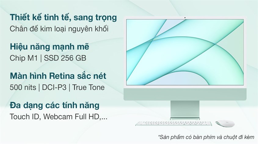 iMac 24 inch 2021 4.5K M1/256GB/8GB/8-core GPU (MGPK3SA/A)