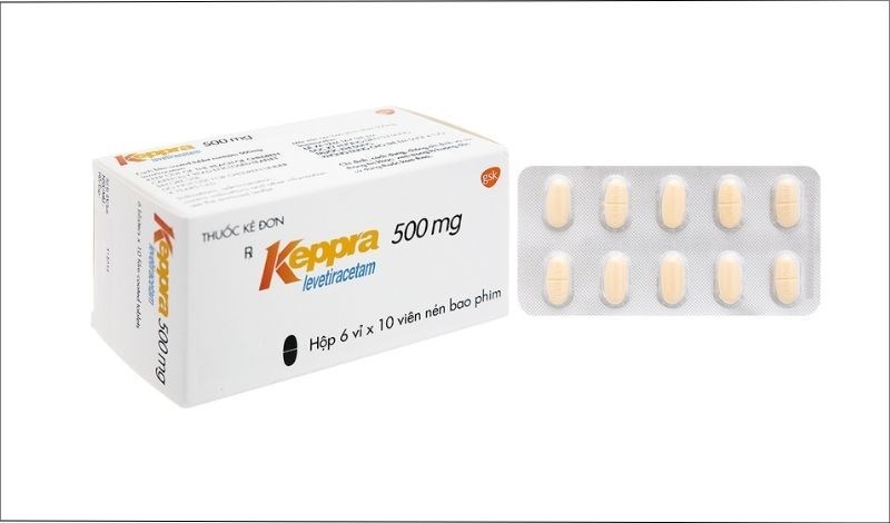 Keppra 500mg trị động kinh 