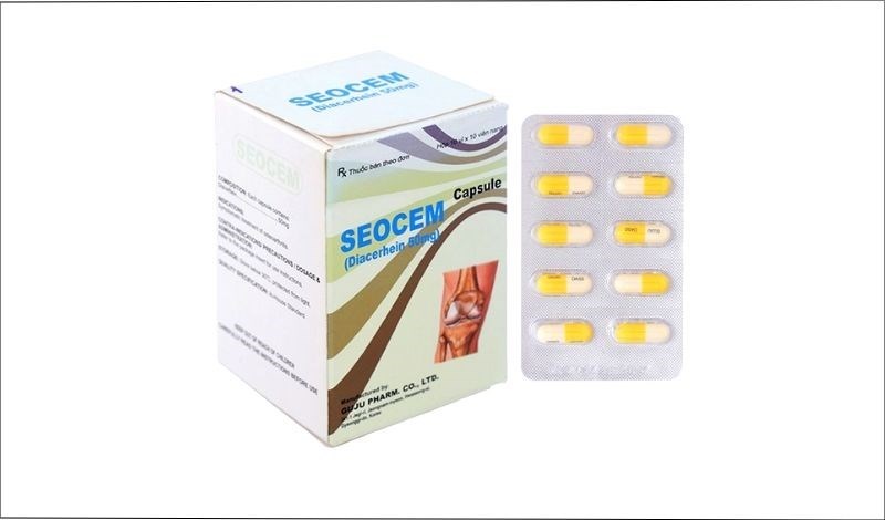 Seocem 50mg Capsule trị thoái hóa xương khớp 