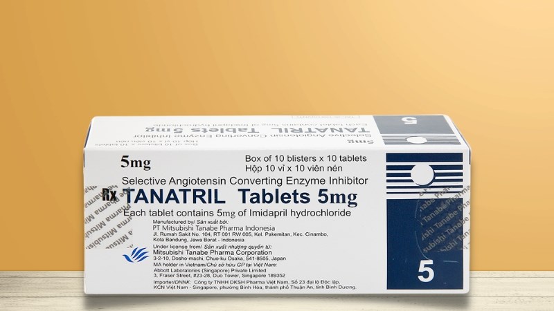 Tanatril Tablets 5mg trị tăng huyết áp 