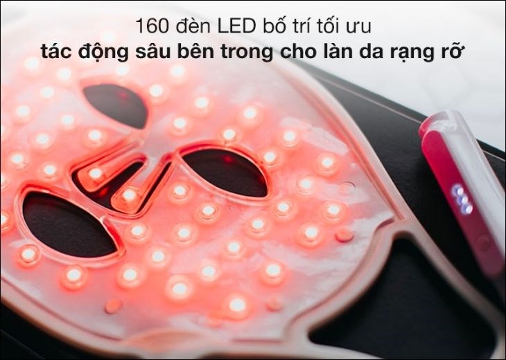 Mặt nạ ánh sáng chăm sóc da FaceLITE Rio Beauty FCLT giúp điều trị da hiệu quả