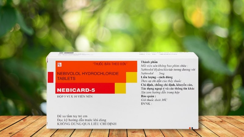 Sản phẩm Nebicard-5 trị tăng huyết áp