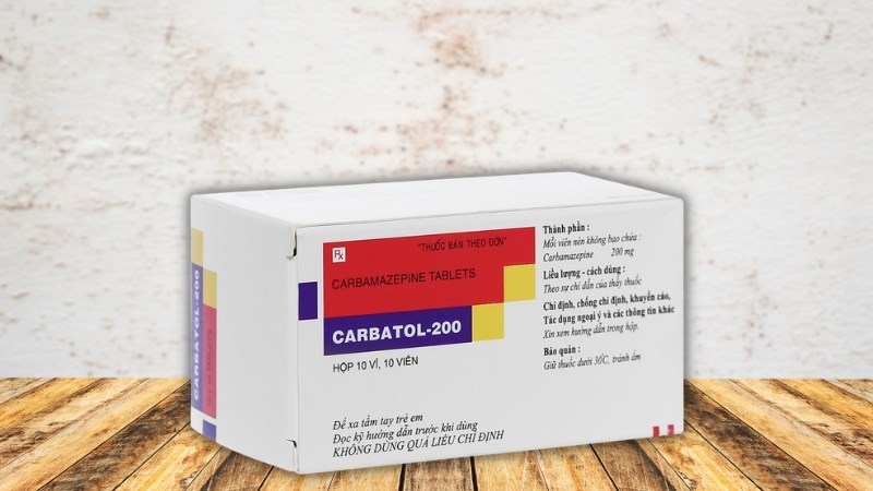 Sản phẩm Carbatol-200 trị động kinh
