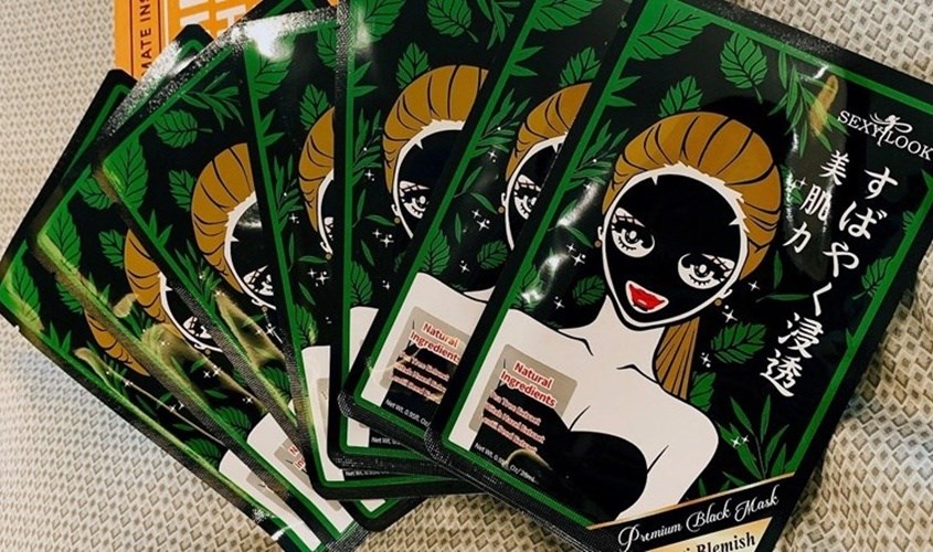 Mặt nạ Sexylook Tea Tree Anti Blemish Black Facial