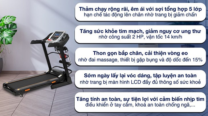 Máy Chạy Bộ Airbike Sport MK-277 đang được bán với mức giá 17.5 triệu đồng (cập nhật tháng 3/2023)