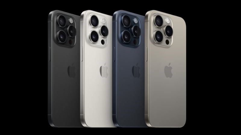 Dòng iPhone 15 Pro ra mắt với 4 màu sắc thời thượng