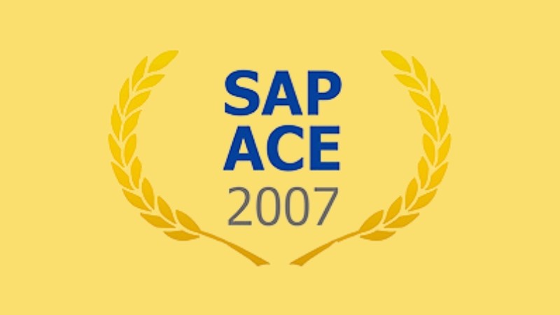 Công ty nhận giải thưởng SAP Ace năm 2007