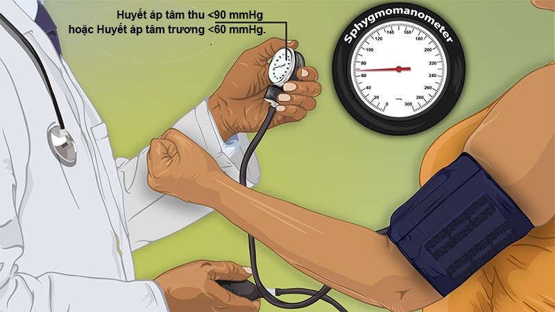 Huyết áp thấp là tình trạng huyết áp giảm dưới 90/60 mmHg