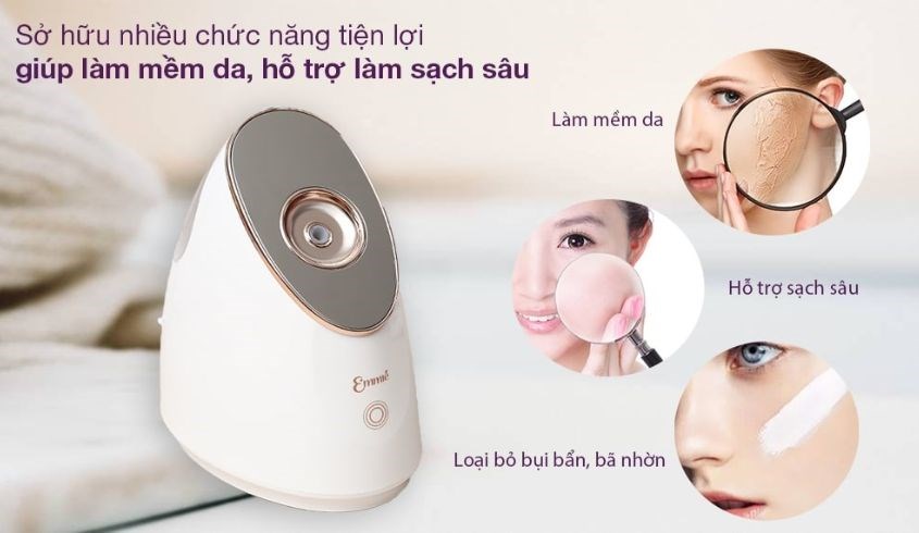 Máy xông hơi mặt Nano Ionic Emmié MC-109