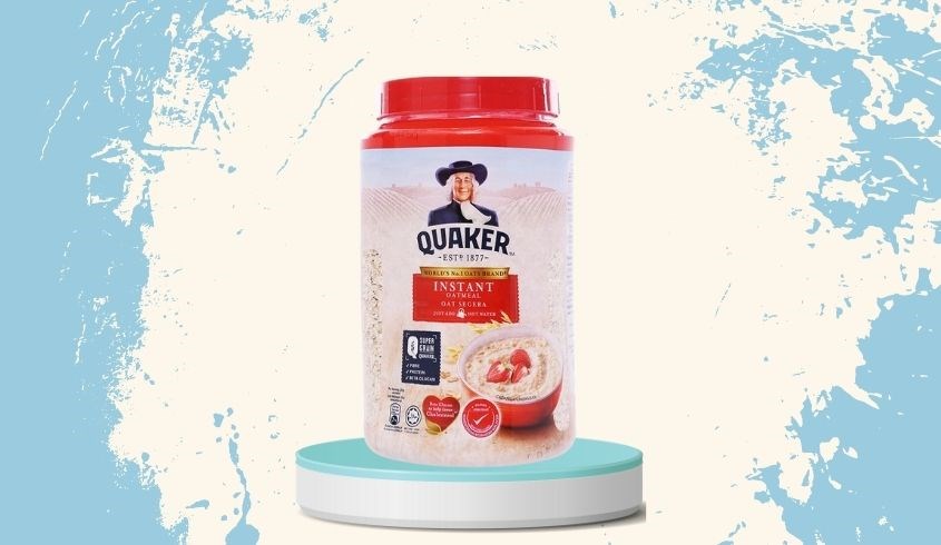 Yến mạch nguyên chất cán dẹt Quaker 600g (dành cho trẻ từ 1 tuổi)