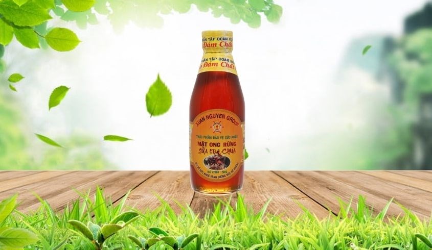 Mật ong rừng nguyên chất pha sữa ong chúa Xuân Nguyên 200 ml