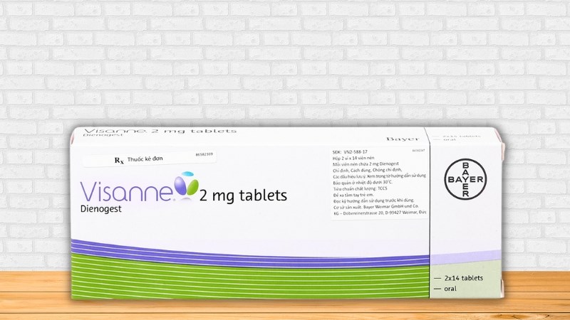 Visanne 2mg trị lạc nội mạc tử cung