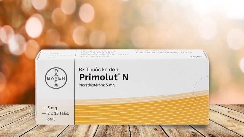 Primolut N 5mg điều kinh, trị vô kinh