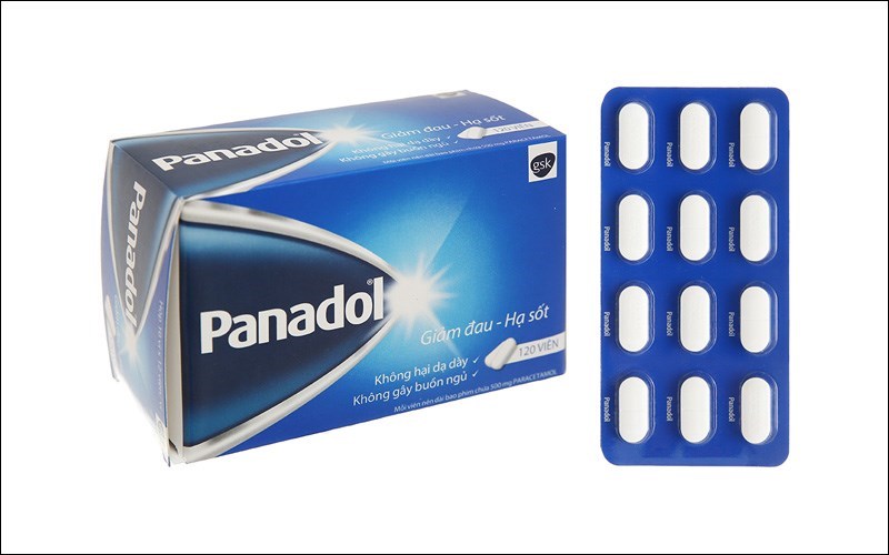 Panadol 500mg giảm đau, hạ sốt
