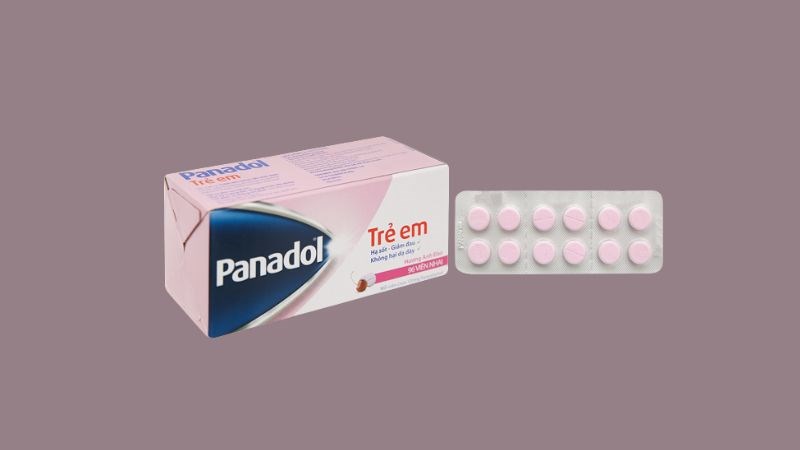 Vi&ecirc;n nhai Panadol Trẻ Em 120mg giảm đau, hạ sốt