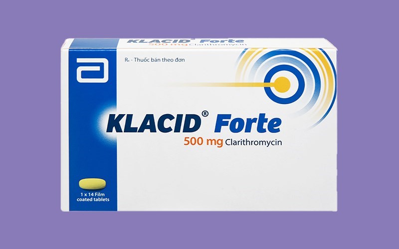Klacid Forte 500mg trị nhiễm khuẩn