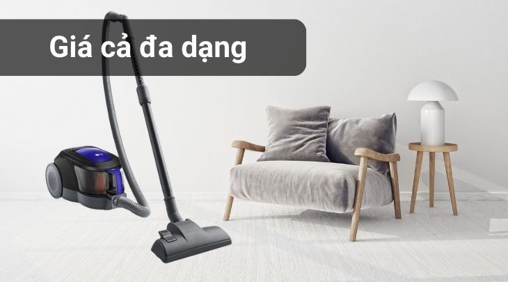 Máy hút bụi dạng hộp LG VC3316GND có giá 1.900.000 VNĐ (giá cập nhật 08/2023, có thể thay đổi theo thời gian)