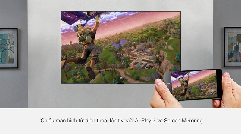 Smart Tivi OLED LG 4K 55 inch 55G1PTA có tính năng chia sẻ màn hình điện thoại iPhone, Android lên tivi dễ dàng Smart Tivi OLED LG 4K 55 inch 55G1PTA có tính năng chia sẻ màn hình điện thoại iPhone, Android lên tivi dễ dàng