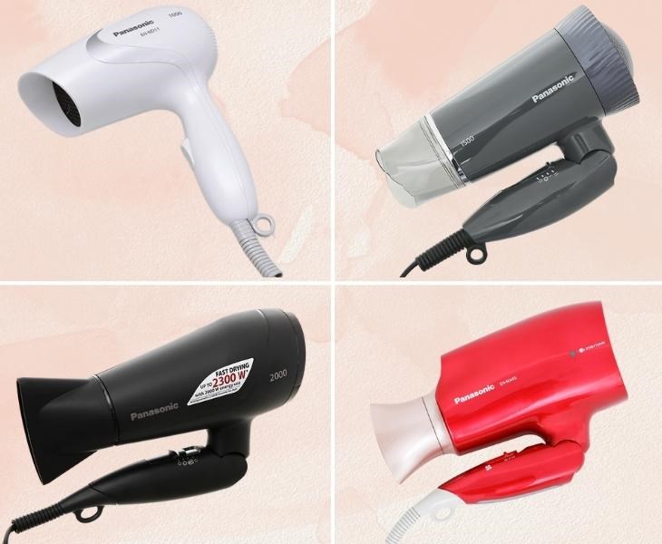 Máy sấy tóc Panasonic với đa dạng kiểu dáng và mẫu mã cho người dùng lựa chọn theo ý thích