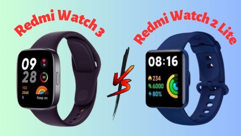 Redmi Watch 3 VS Redmi Watch 2 (Lite) 