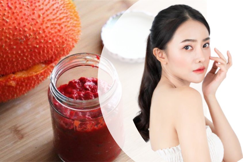 Hướng dẫn cách làm mặt nạ gấc nguyên chất giúp bổ sung vitamin E cho da tươi trẻ hơn
