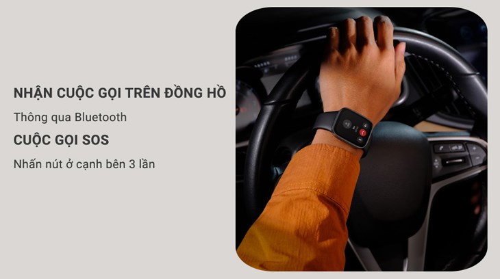 Xiaomi Redmi Watch 3 cho phép người dùng nhận cuộc gọi trực tiếp thật tiện lợi