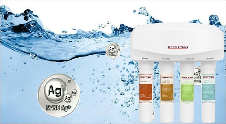 Máy lọc nước RO Stiebel Eltron Glacier 4 lõi được trang bị công nghệ Ion bạc có khả năng tiêu diệt các vi khuẩn gây hại, đem đến nguồn nước sạch tinh khiết, an toàn cho người sử dụng