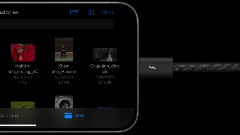 Cổng sạc lightning được đổi thành USB-C 