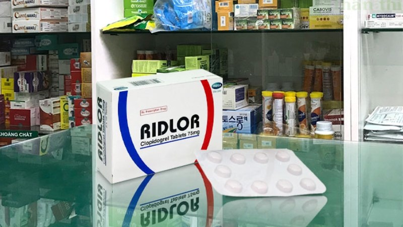 Ridlor 75mg thuốc trị rối loạn nghẽn mạch máu