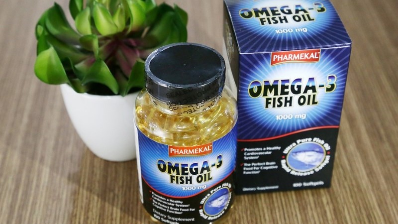 Pharmekal Omega-3 Fish Oil 1000mg tốt cho tim mạch
