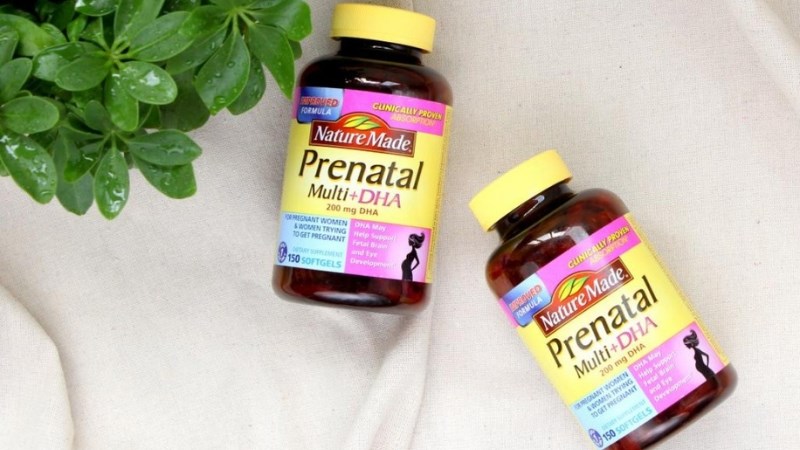 Pharmekal Prenatal DHA & Folic Acid bổ sung vitamin cho bà bầu