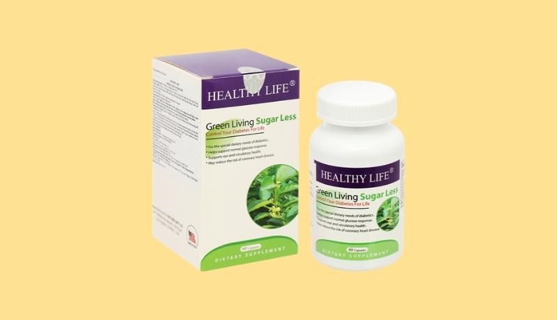 Green Living Sugar Less hỗ trợ giảm đường huyết 