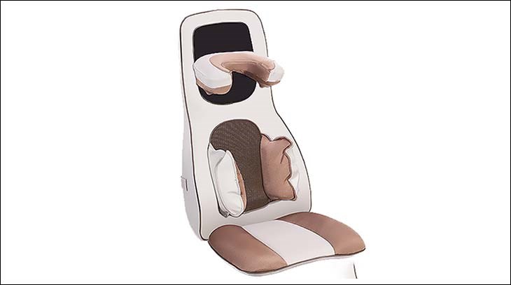 Máy massage lưng Lanaform Excellence có thể tháo rời dễ dàng, tiện lợi