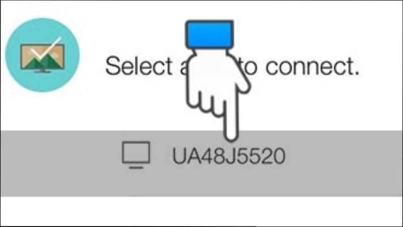 Mở ứng dụng Samsung Smart View > Connect TV” class=”lazy” height=”450″ src=”https://cdn.tgdd.vn//News/1522383//huong-dan-dieu-khien-tivi-samsung-bang-dien-thoai-17-800×450.jpg” title=”Mở ứng dụng Samsung Smart View > Connect TV” width=”800″/></p>
<p>Mở ứng dụng Samsung Smart View > Connect TV</p>
<p><strong>Bước 4</strong>: Chọn tên tivi nhà bạn.</p>
<p><img loading=
